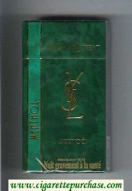 ysl menthol cigarettes